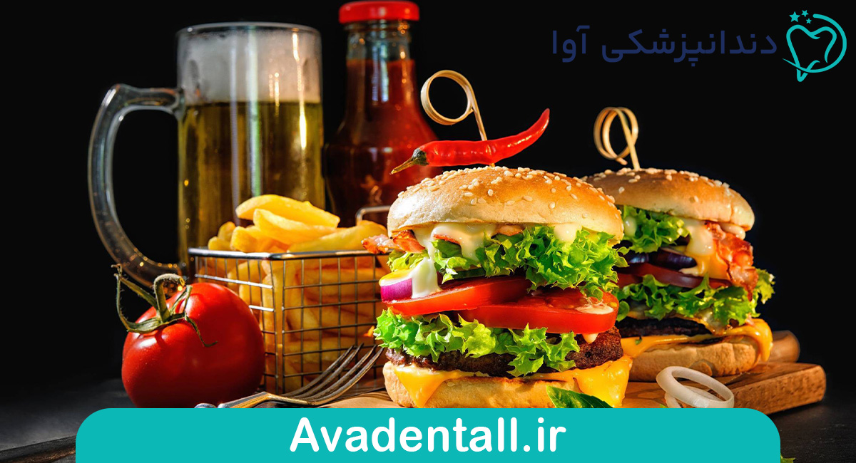 غذاهای پر خطر و فستفود در رژیم غذایی سفید